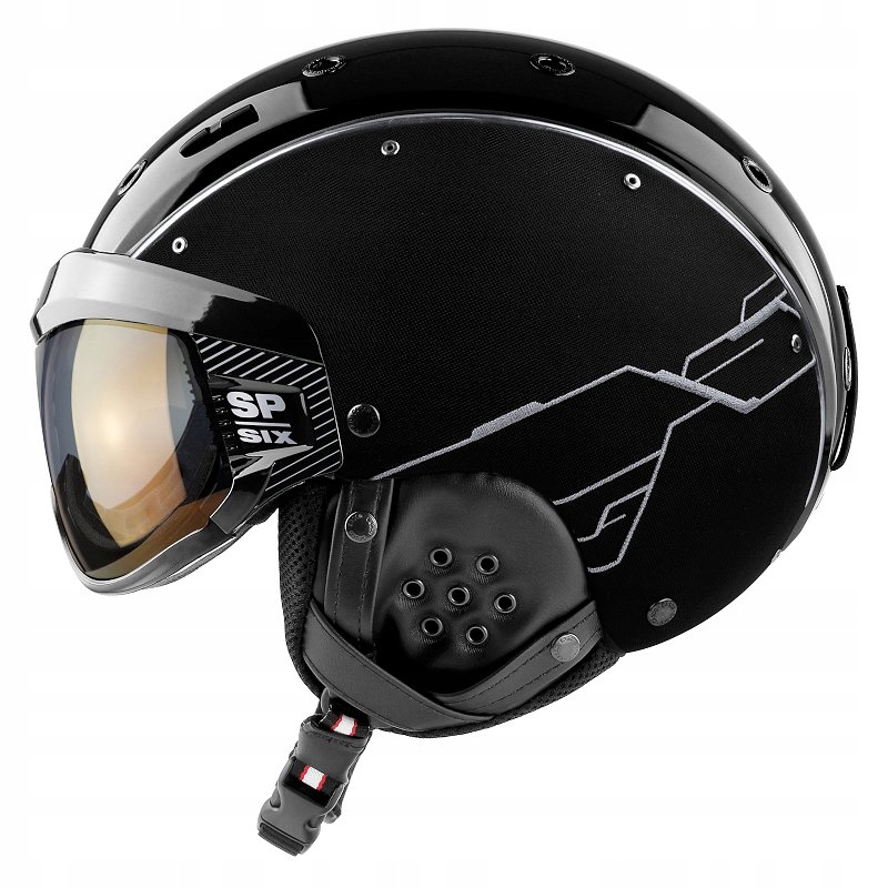 Kask narciarski Casco SP-6 Ltd Visor Vautron plus circuit black-silver L