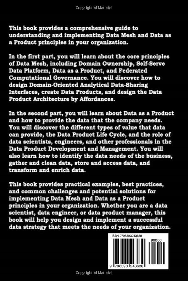 Murray, Brian Data Mesh: Reinventing Data Architecture for Decentralized an Język publikacji angielski