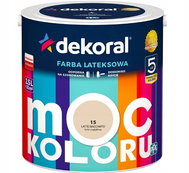 Dekoral latte macchiato odporna na szorow. 5