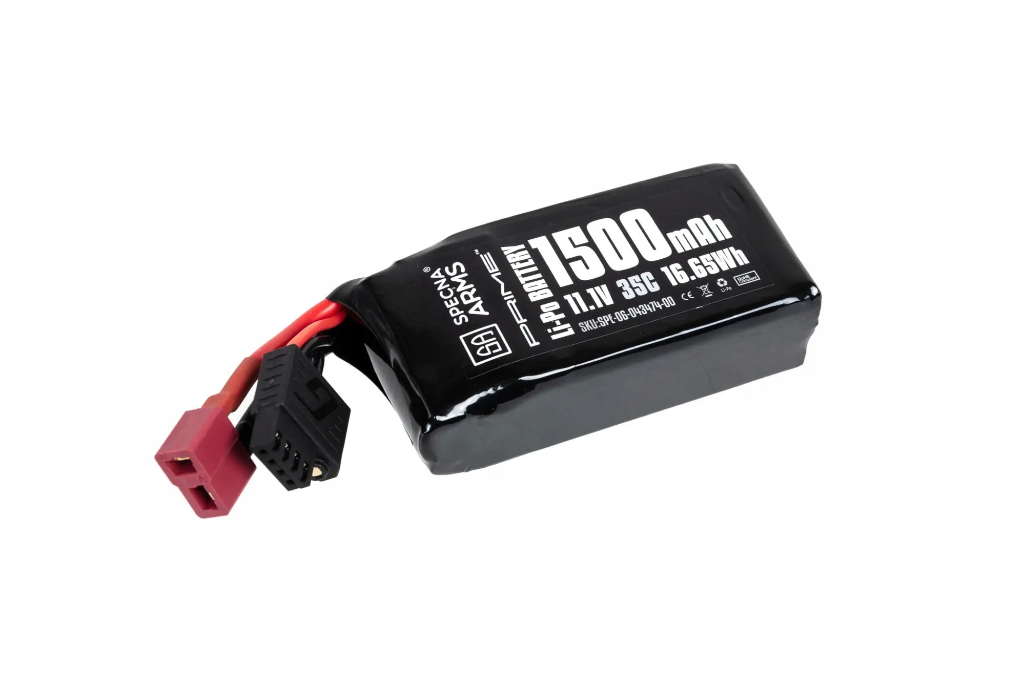 Akumulator Li-Po Specna Arms x Gens Ace 1500 mAh 35C PEQ 11.1V T-Deans