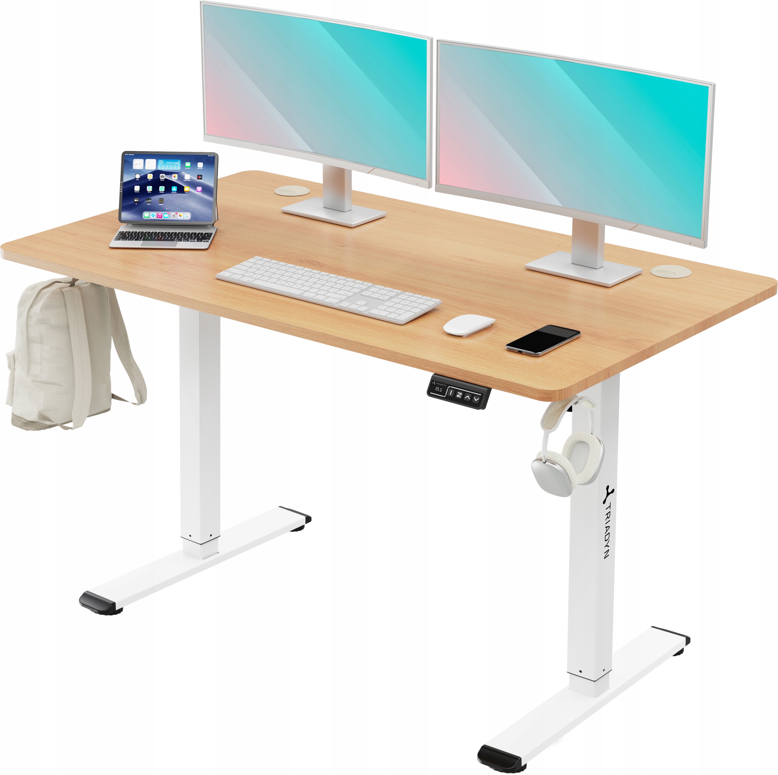 Elektrický nastaviteľný herný stôl Triadyn WorkBase 1206 120 x 60 cm