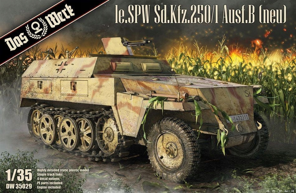 le.SPW Sd.Kfz.250/1 Ausf.B (neu) 1:35 Das Werk 35029