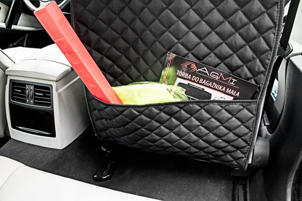 ZESTAW MATA POD FOTELIK SAMOCHODOWY + OSŁONA OCHRANIACZ FOTELA ORGANIZER Producent Agmi