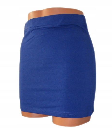 MINI SPÓDNICA SPÓDNICZKA BAWEŁNA NIEBIESKA ROZ. L