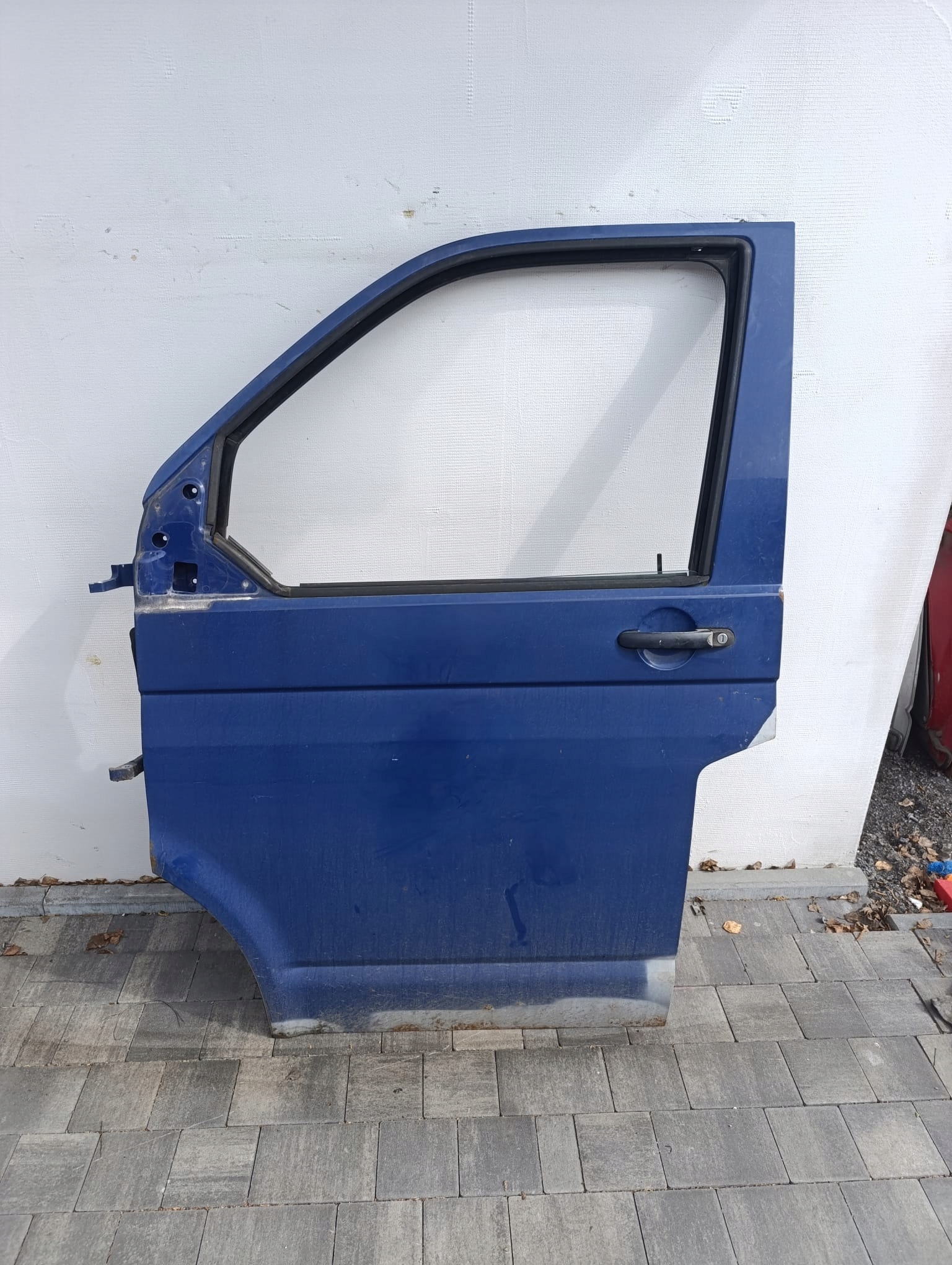 door front left VW T5 T5 LIFT front kierowca/ driver´s blue