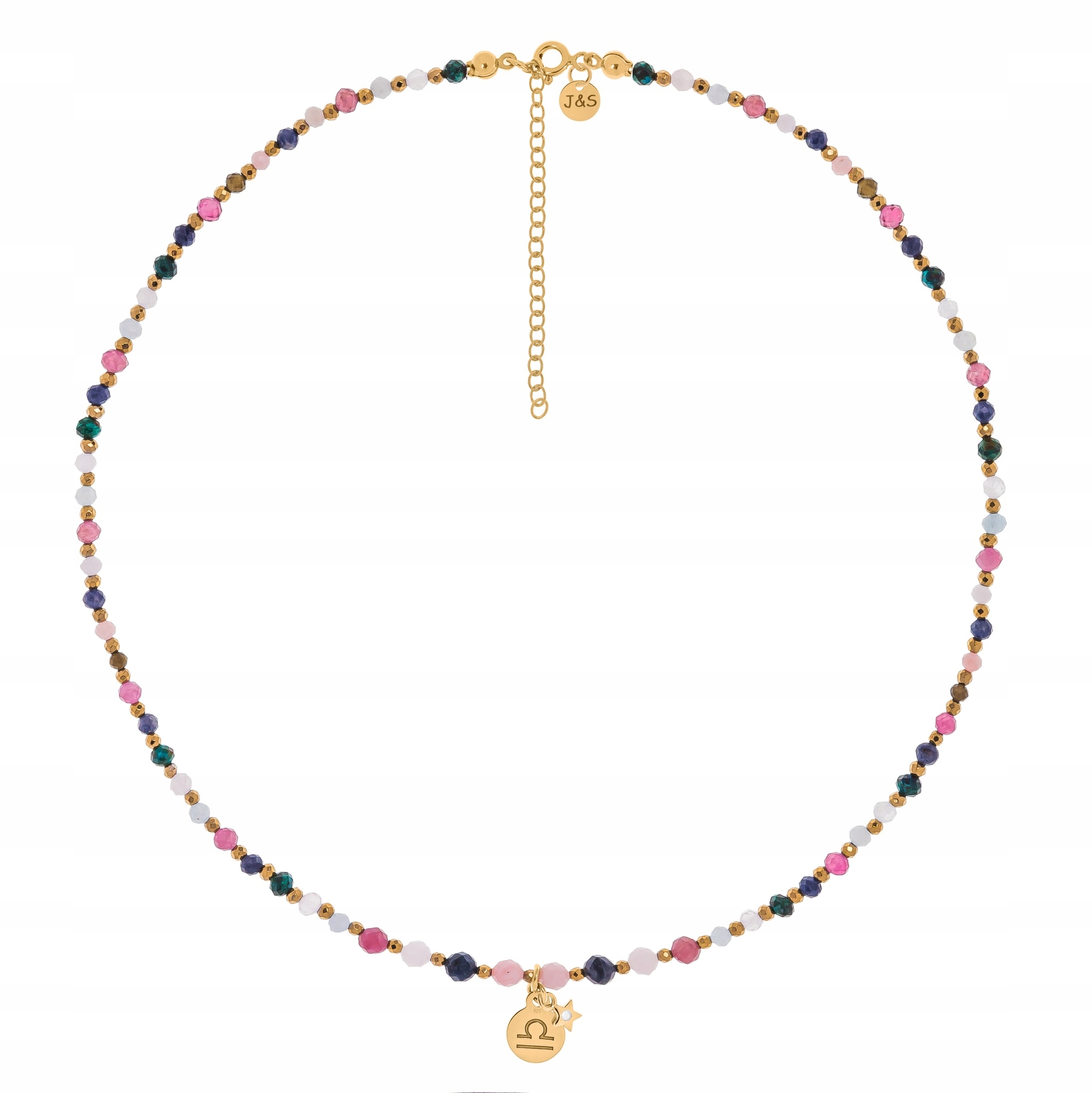 Náhrdelník Znamení Zvěrokruhu Váha Opál Stříbro 925