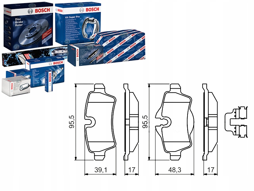 Brzdové Destičky Nini Zadní Cooper Clubman Cabrio 07 Sada pro řidiče #35