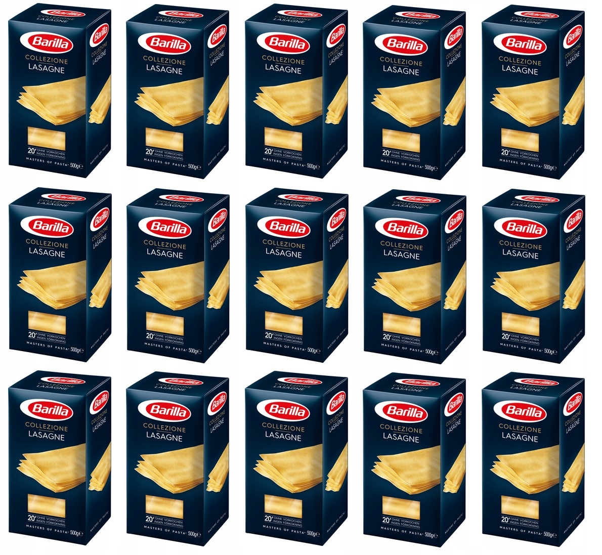 Levně 15 x 500 g Barilla Těstoviny Lasagne Karton