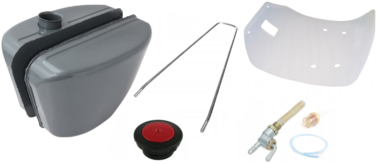 Nová Kompletní Palivová Nádrž Kohoutek Zátka Tyč Kryt Jawa 50 Typ 20