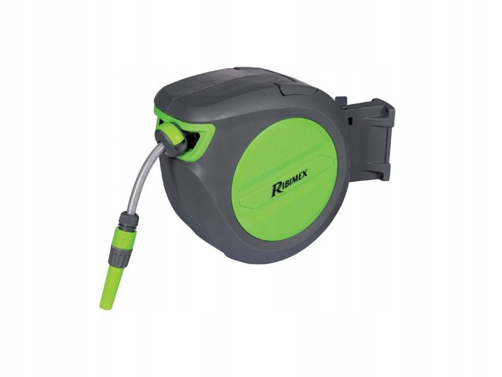 Záhradná zaťahovacia hadica Pcv 20 m Ribimex, automatický navijak