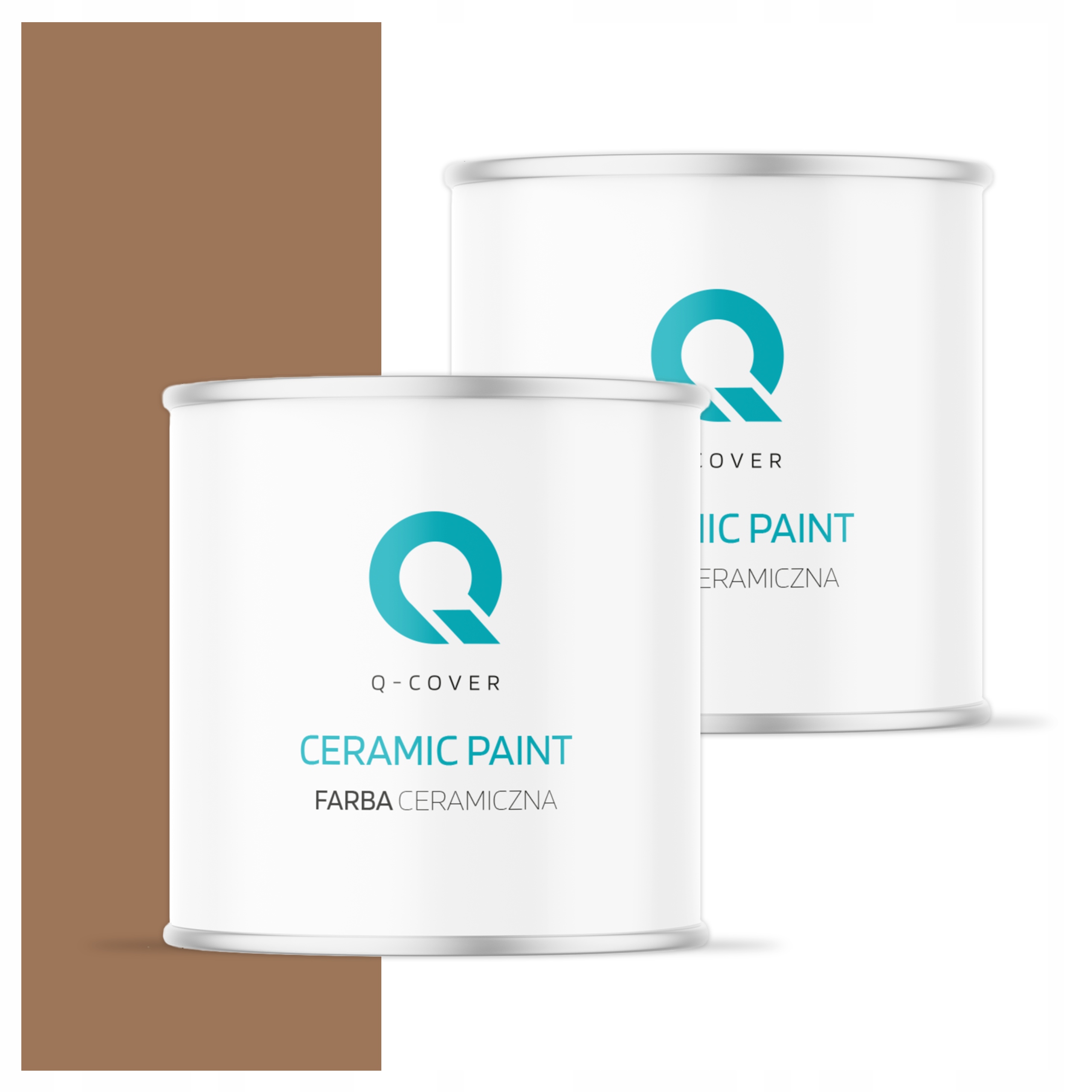 Keramická umývateľná farba na interiér 2L Hlboká matná farba Hnedá H5018