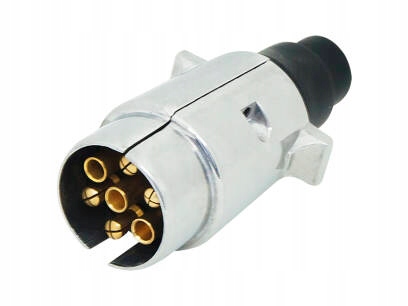 

Wtyczka 7PIN Wtyk 12V Przyczepa Aluminium Metalowa