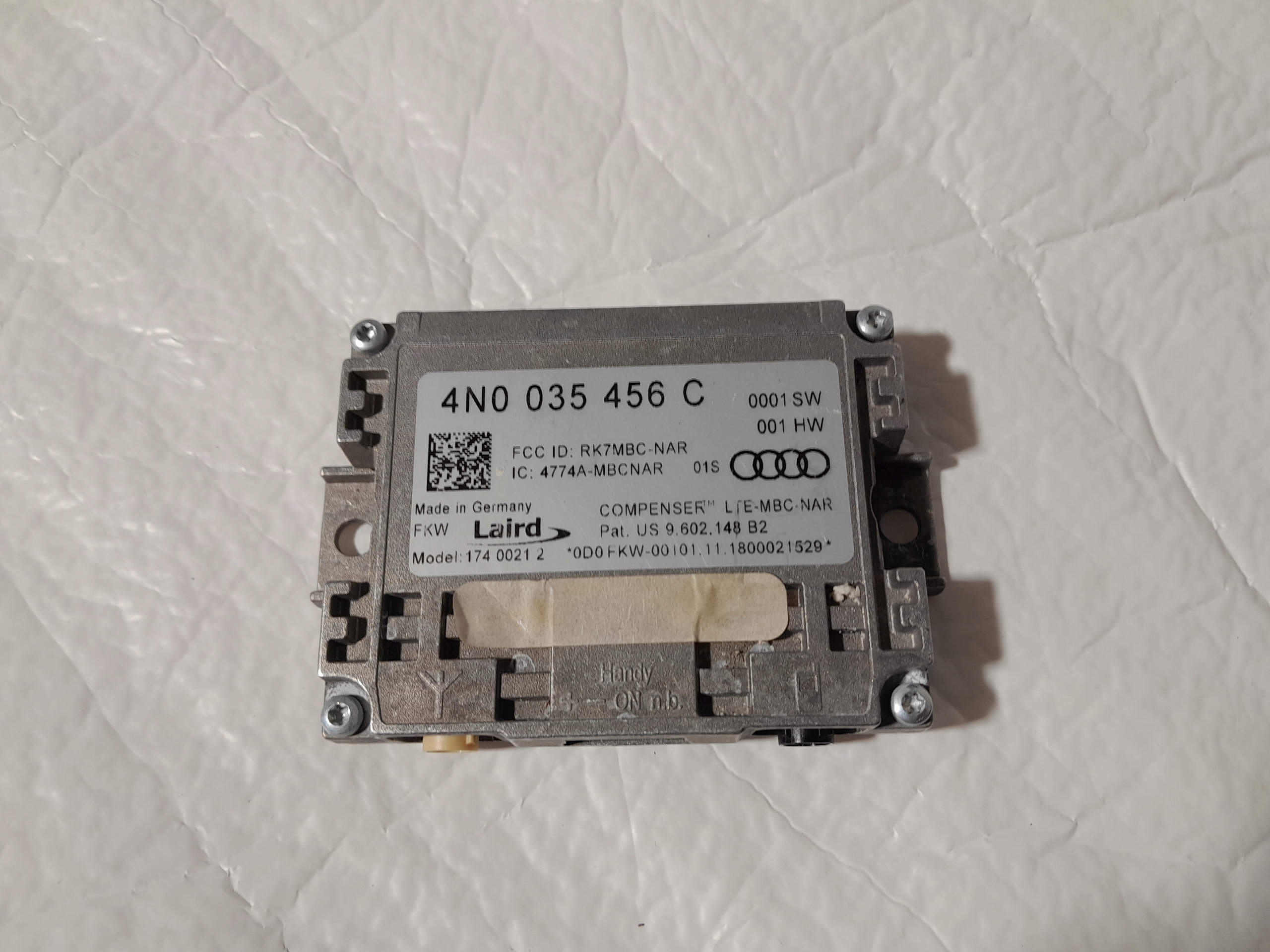 AUDI A4 B9 amplifier SYGNALU TELEFONII 4N0035456C