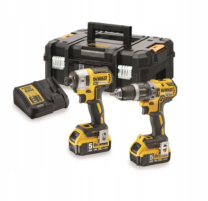 akumulatorowy zestaw Combo DCD796 DCF887 18V, 2x5,0Ah DeWALT DCK266P2T-QW