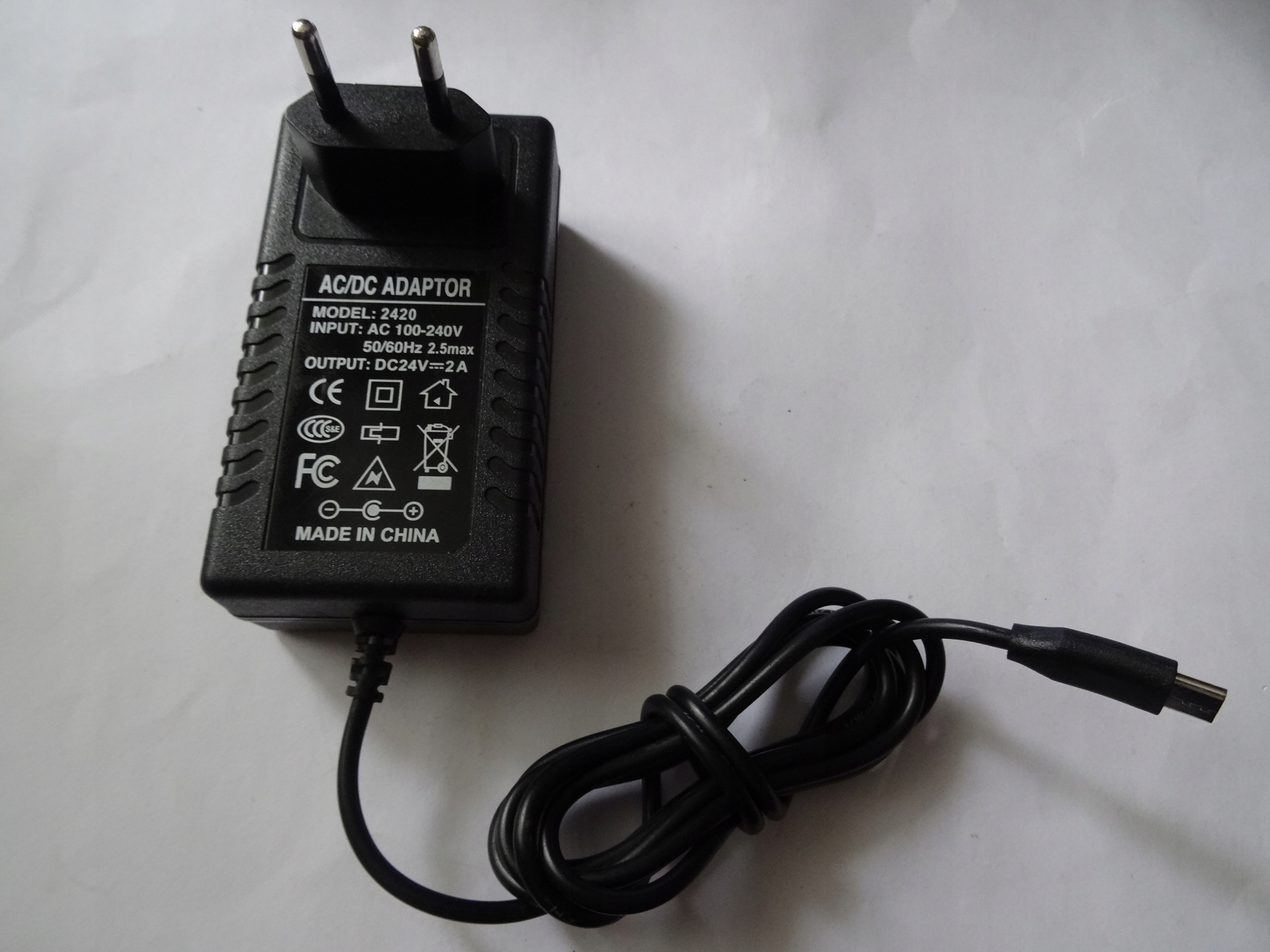 Zasilacz AC/DC ADAPTOR 2420 DC24V 2A TYPE C - Sklep, Opinie, Cena w Allegro