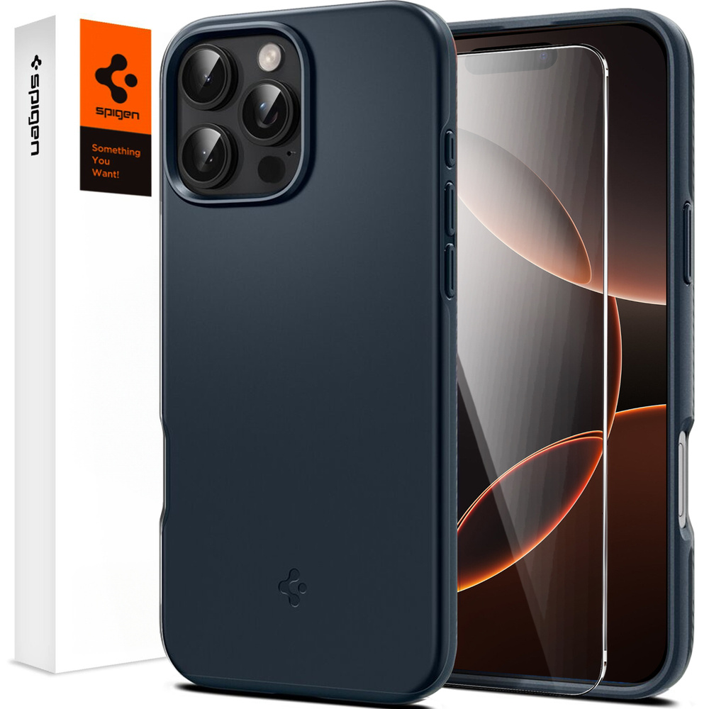 Pouzdro Spigen pro iPhone 16 Pro, Thin Fit MagSafe, Kryt Sklo na displej