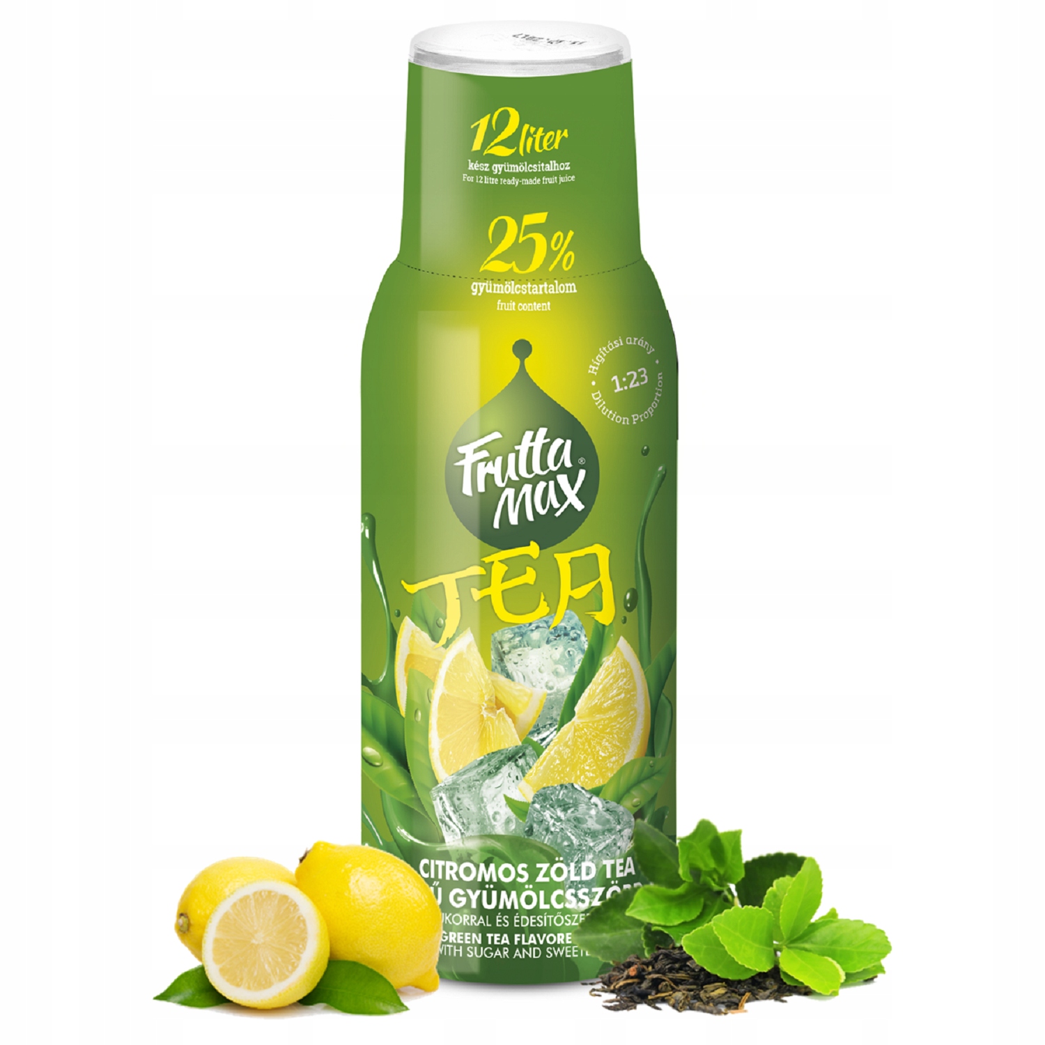 Syrop FruttaMax ICE TEA CYTRYNA 500 ml na 12litrów Marka Inna