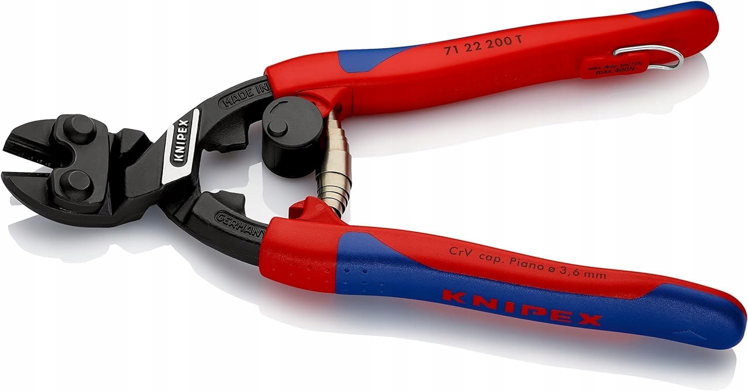 Knipex Szczypce Tnące Odgięte 71 22 200 T odchylone Precyzyjne Cięcie