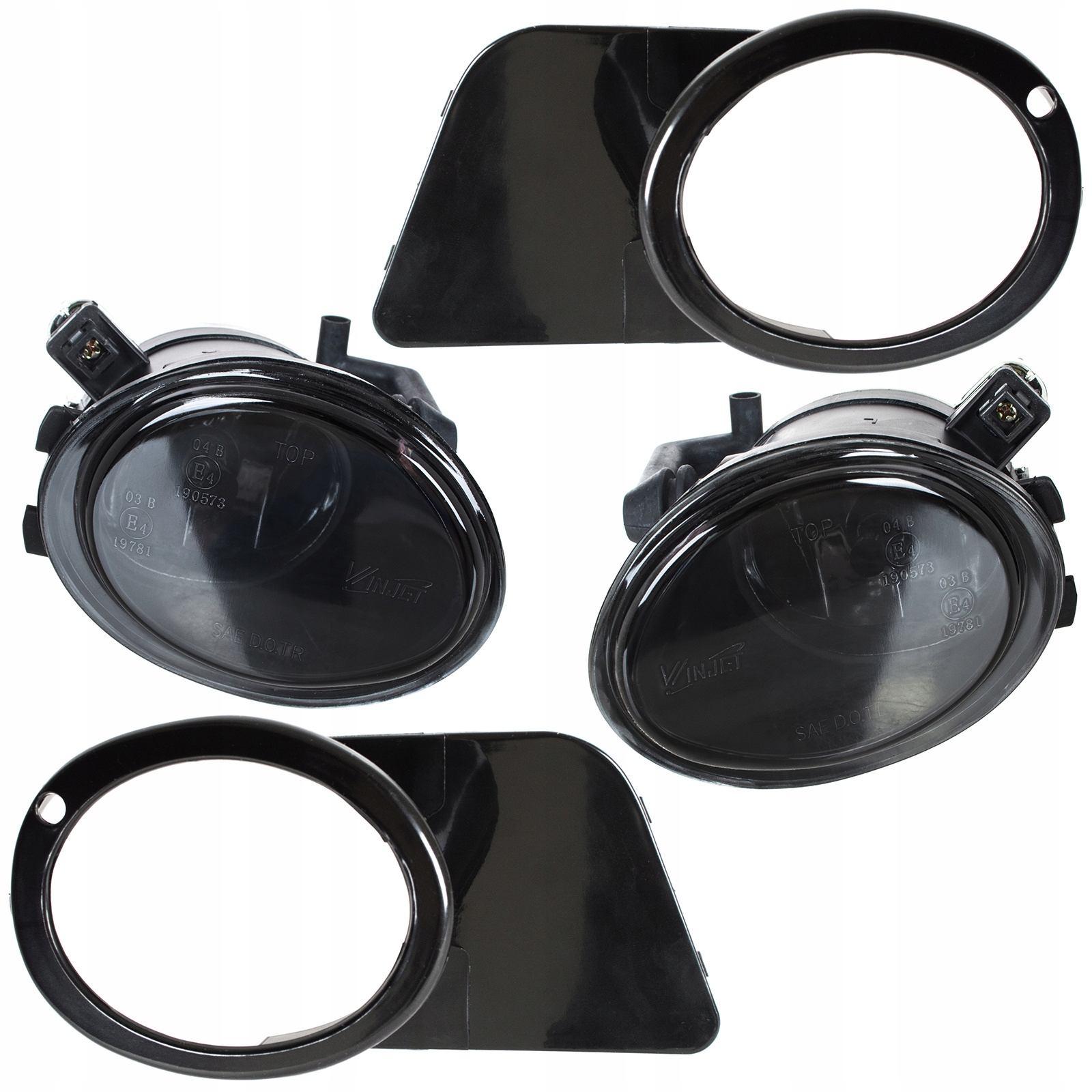 Halogenové Rámečky M-packet Bmw 5 E39 M5 Komplet L+p