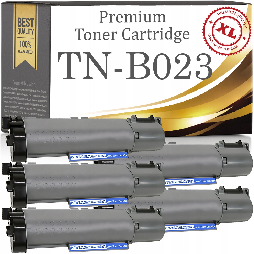 5x Toner XL Pro Tiskárnu Brother HL-B2080DW DCP-B7520DW MFC-B7715DW TN-B023