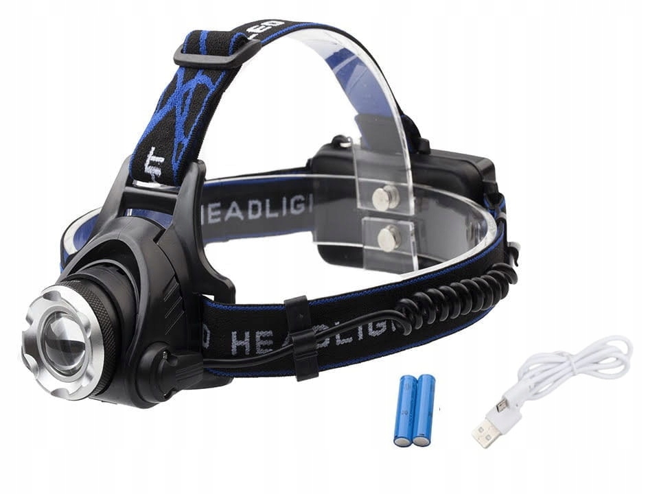 

Latarka Czołowa Turystyczna Czołówka Zoom Na Usb