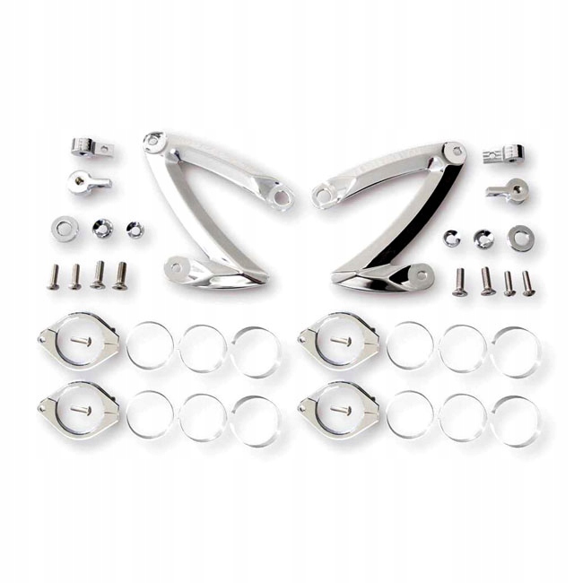 3536 - 42-43mm крепление передней лампы Custom Caferacer