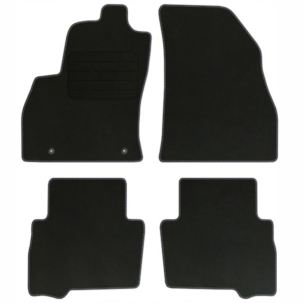 Fiat Fiorino 07-17 Koberce velurové černé Comfort
