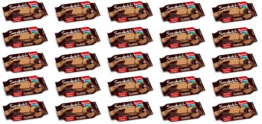 Levně 25x 25g Loacker sendvičové Oplatek hořké čokoláda v krabičce