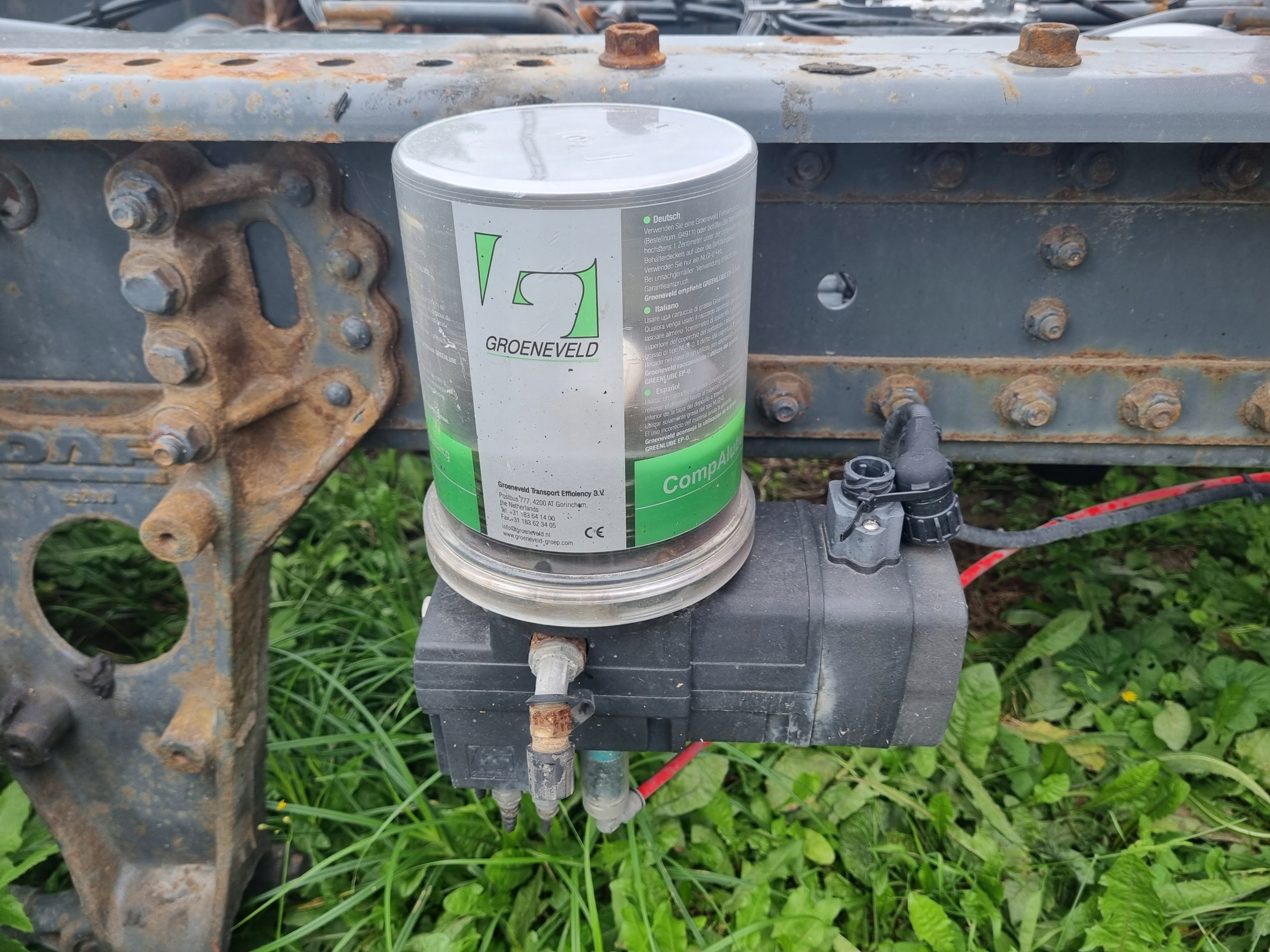 ЦЕНТРАЛЬНА МАСТИЛО GROENEVELD DAF XF 105 CF