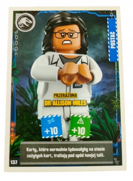 Karta Lego Jurassic World Seria 3 Numer 137
