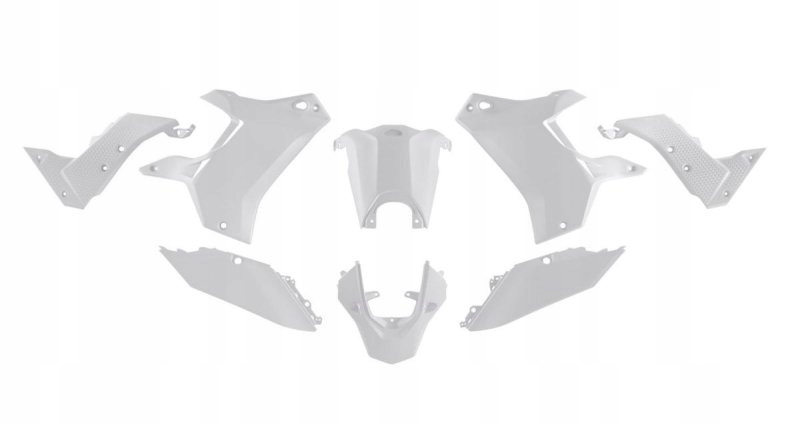 Sada Plastov T7 Revolution Yamaha Tenere 700 19-24 Farba Biela