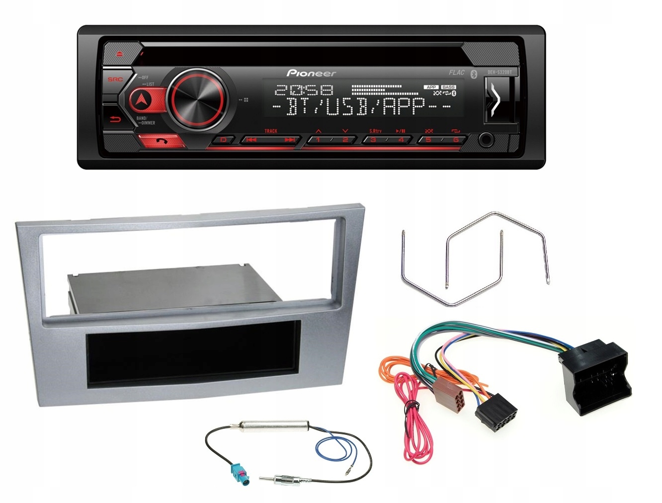 Pioneer DEH-S320BT Autorádio s Bluetooth, Aux, CD Opel Astra H