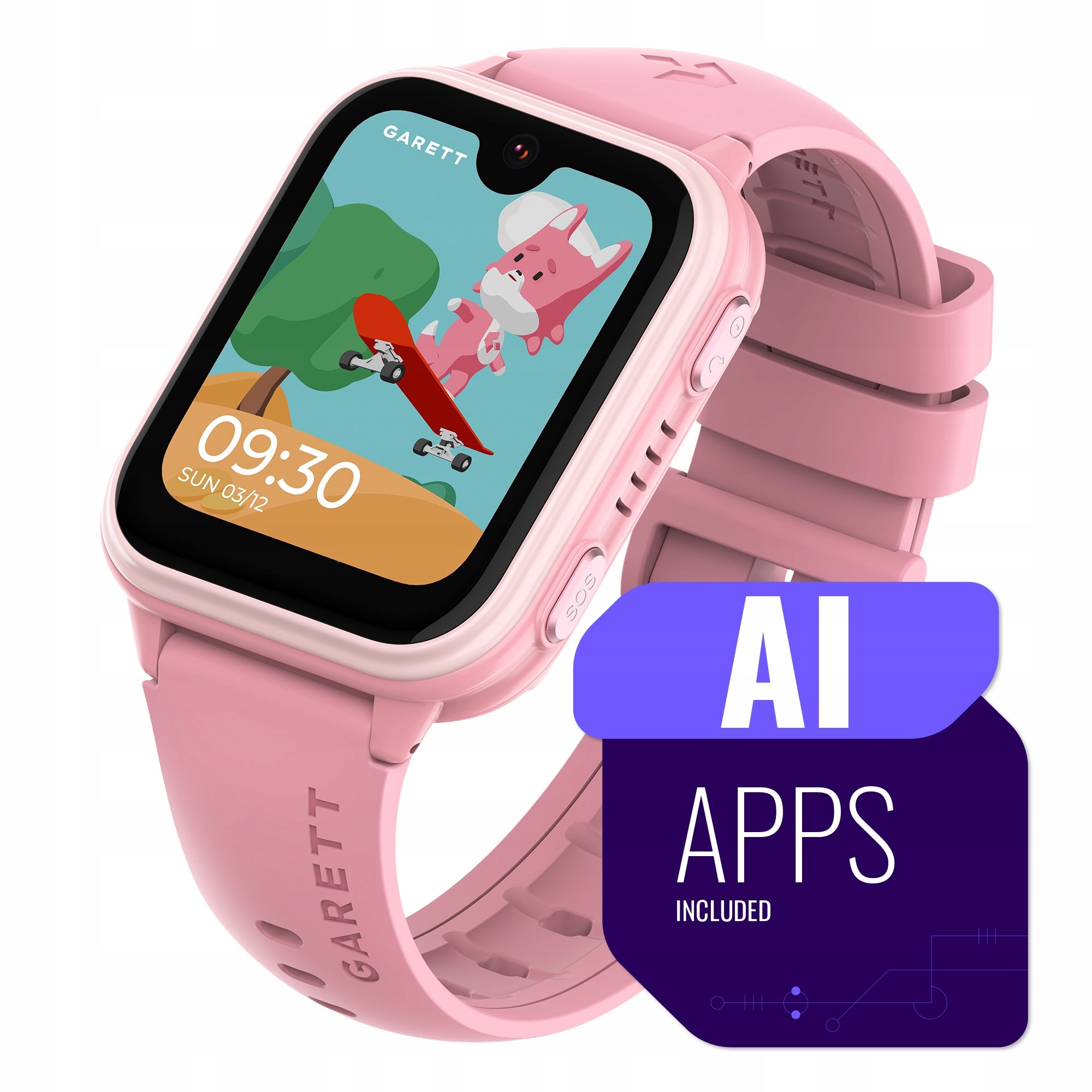 Garett Smartwatch Kids Vibe Ai 4G Pink VIBE_AI_4G_PNK