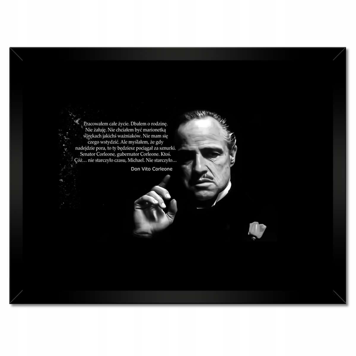 Plakáty v rámu 40x30 Godfather Don Citáty