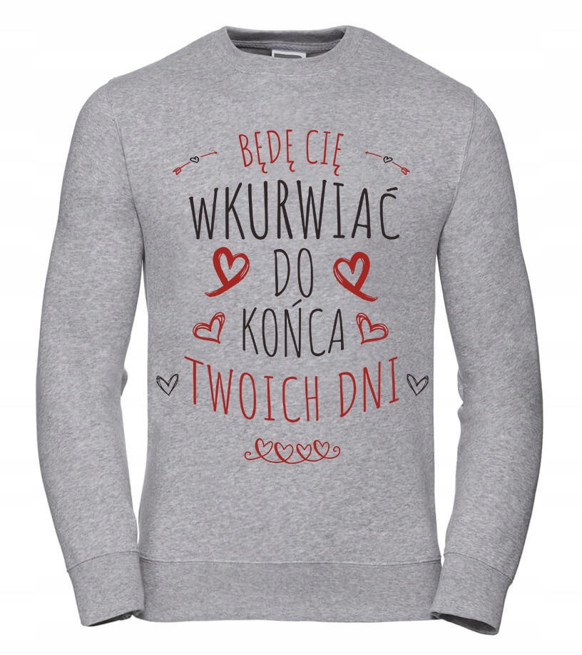 Dámská Mikina Until the End of Your Days 2XL šedá