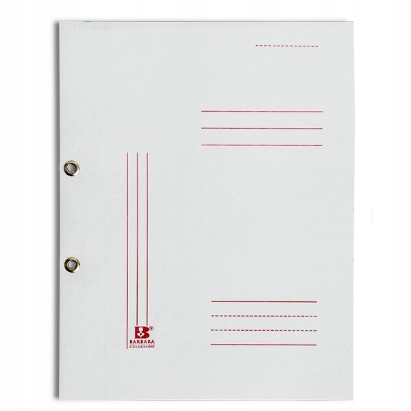 

Skoroszyt Oczkowy A4 Pełny 280g Nadruk Barbara