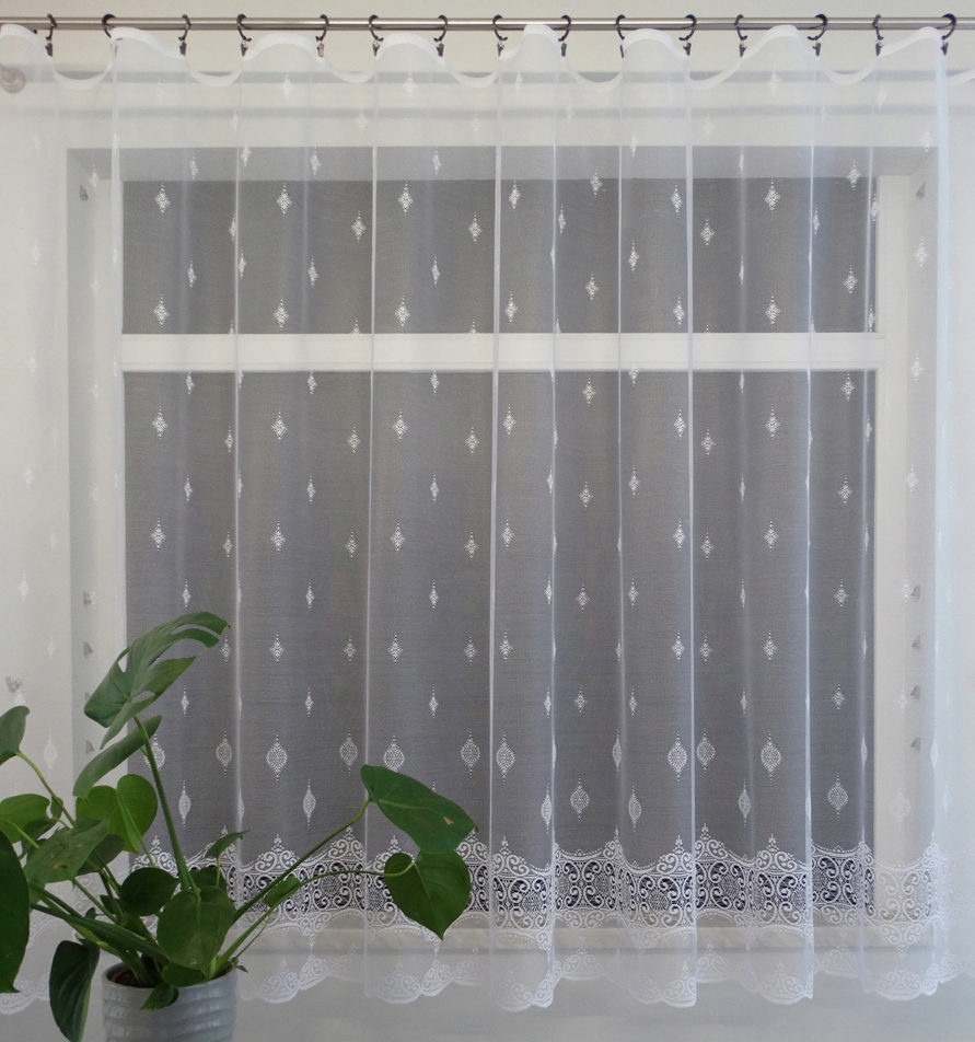 Mg Záclona 34556 Bílá 300x160 cm hotová s páskou M