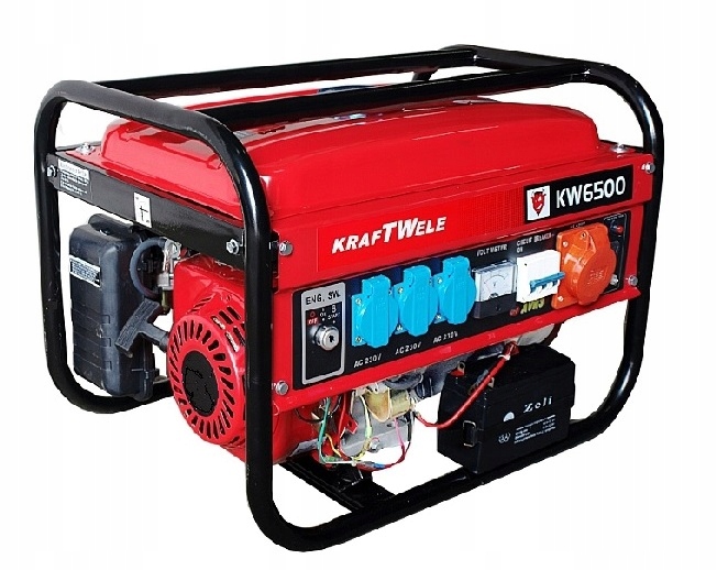 Generator Agregat Prądotwórczy 4,8 Kw 3Fazy elektryczny start KW6500 3F el.