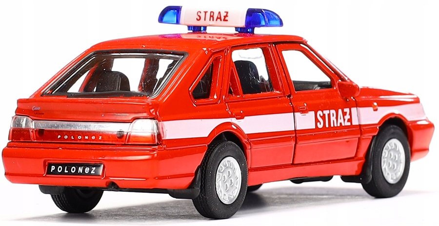 WELLY AUTO POLONEZ CARO PLUS STRAŻ POŻARNA METAL Marka Welly