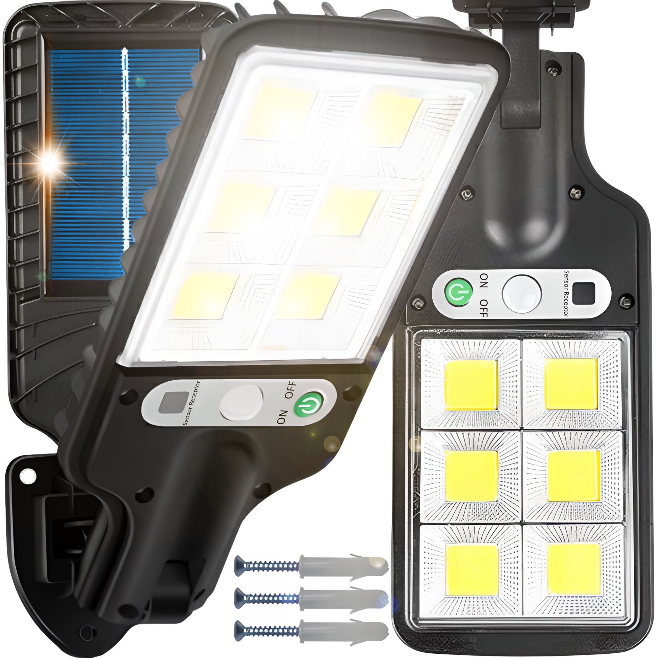 

Lampa Uliczna Led Latarnia Solarna 120 Cob +pilot