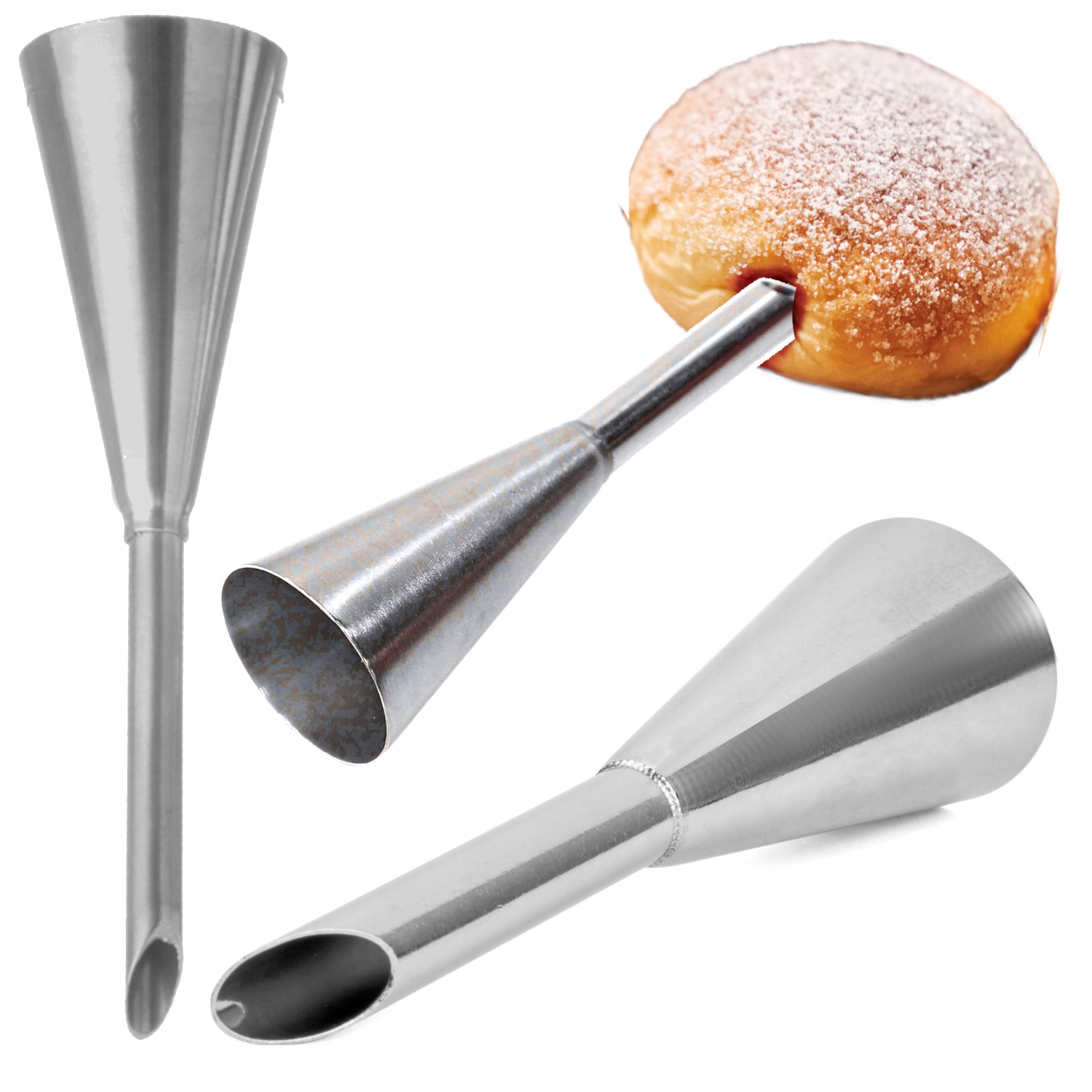 Tylka do nadziewania do pączków, babeczek Długość 8.7 cm