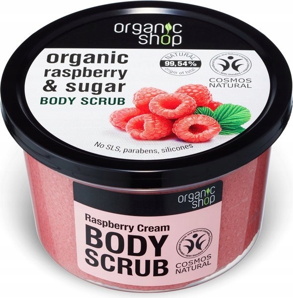 Organic Shop Raspberry Cream Scrub Do Ciała 250 ml