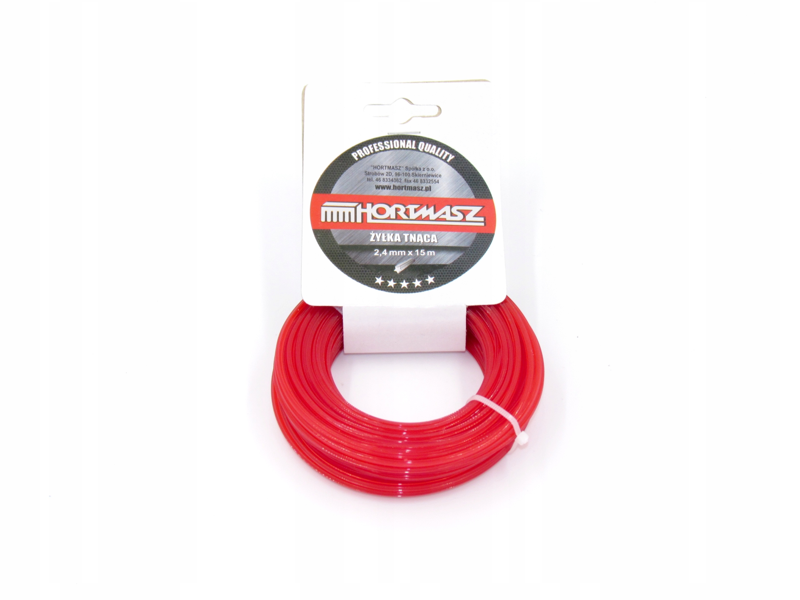 

Żyłka Tnąca Kosa Podkaszarka 2,4mm X 15M Gwiazdka