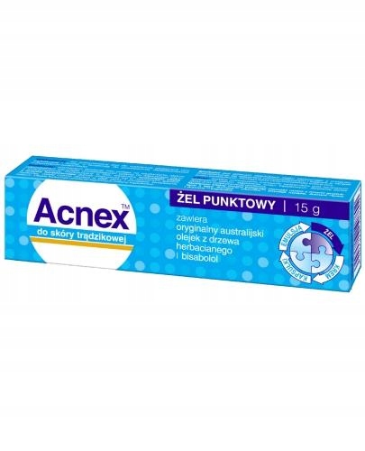 

Acnex żel punktowy do skóry trądzikowej 15 g