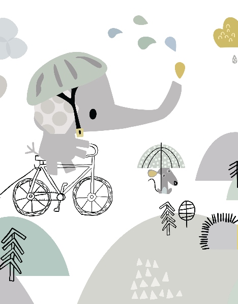 Fototapeta Modrý Slon 200 x 255 cm flizelina 230 g