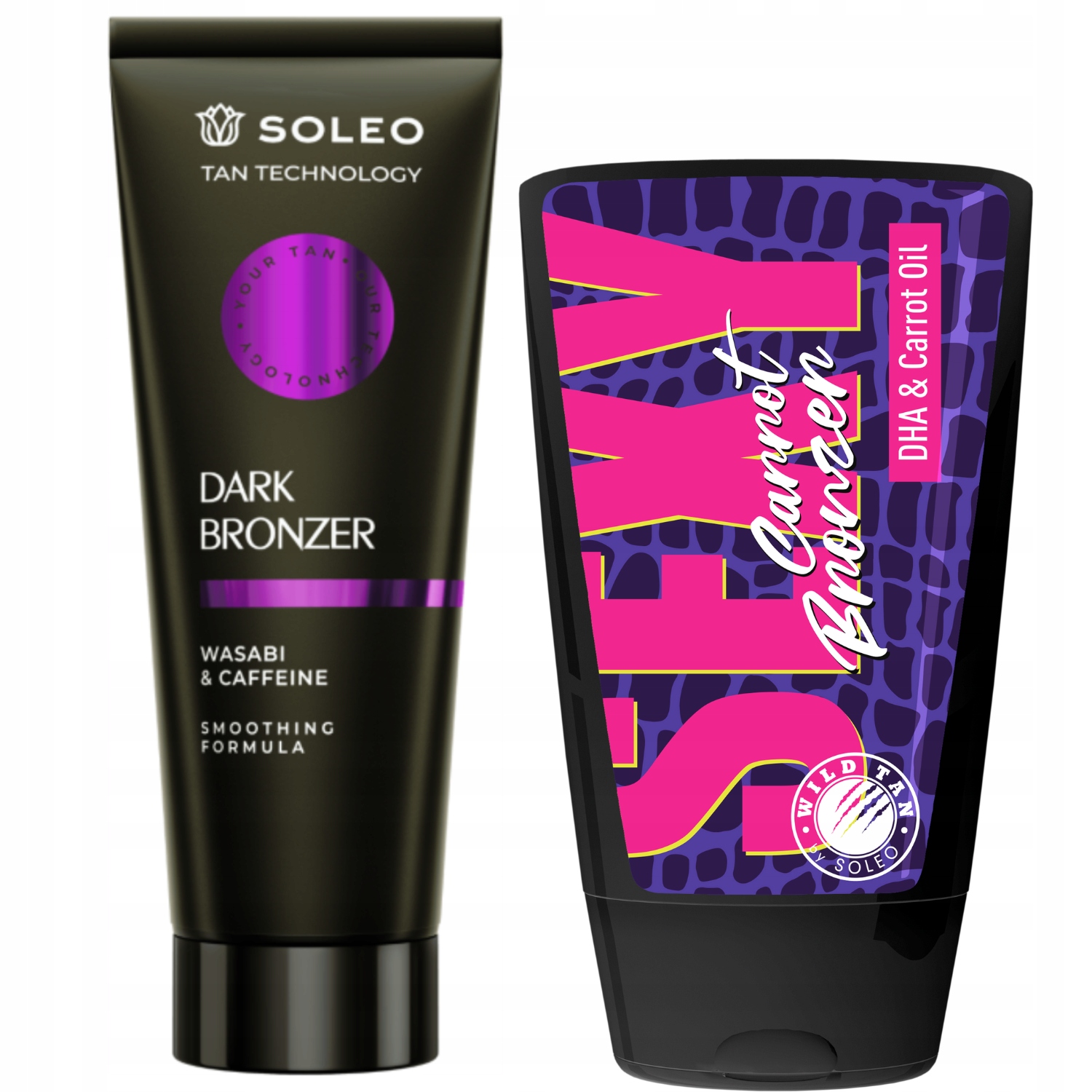 Soleo Tan Technology Dark Bronzer Wild Tan Sexy Carrot Bonus