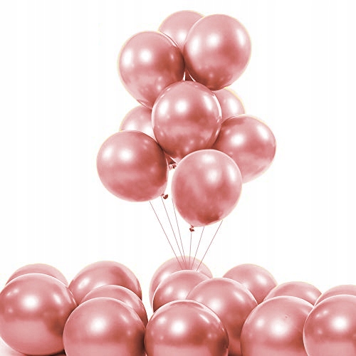 

Balony Metaliczne Chromowane Rose Gold 38cm 50szt