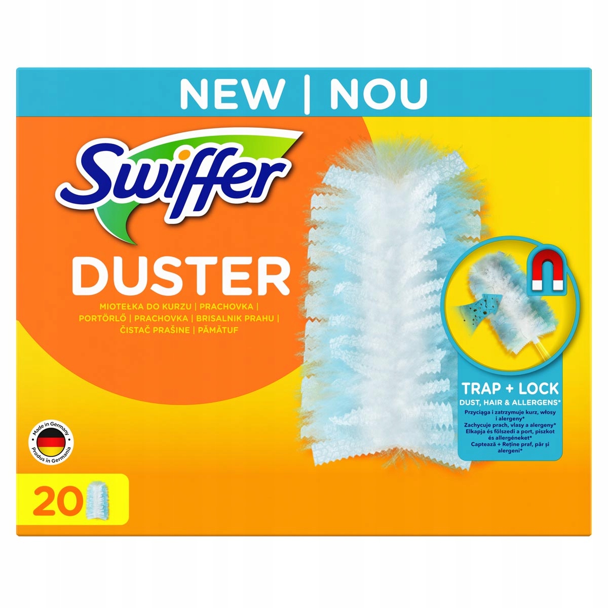 

Swiffer Duster Zapas 20 szt Miotełki Kurzu Wkłady