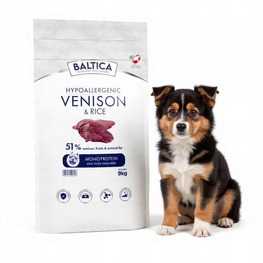 Baltica Nutraceutic Hypoallergenic Venison & rice Xs S 9kg