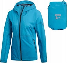 Dámská Adidas Terrex W Agravic 3L Jk bunda do deště nepromokavá modrá M